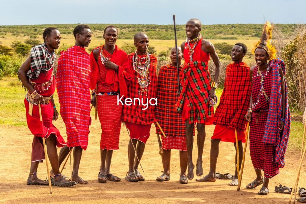 Maasai Dancers in Kenya