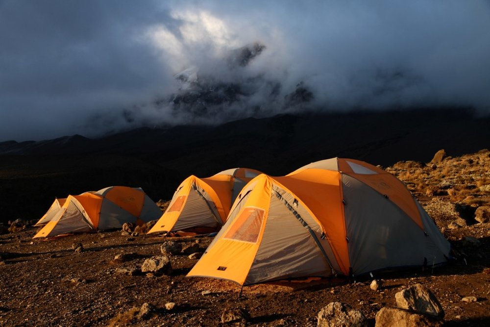 Dom tents for kilimanjaro climbing