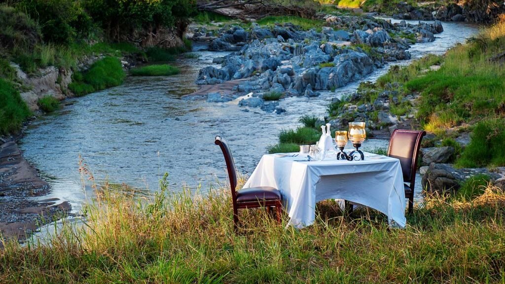 Sand river private dining