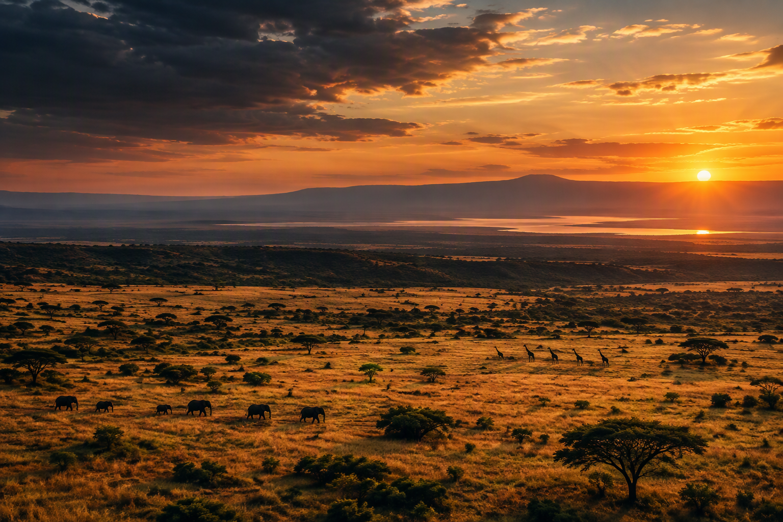 Tanzania safari landscape
