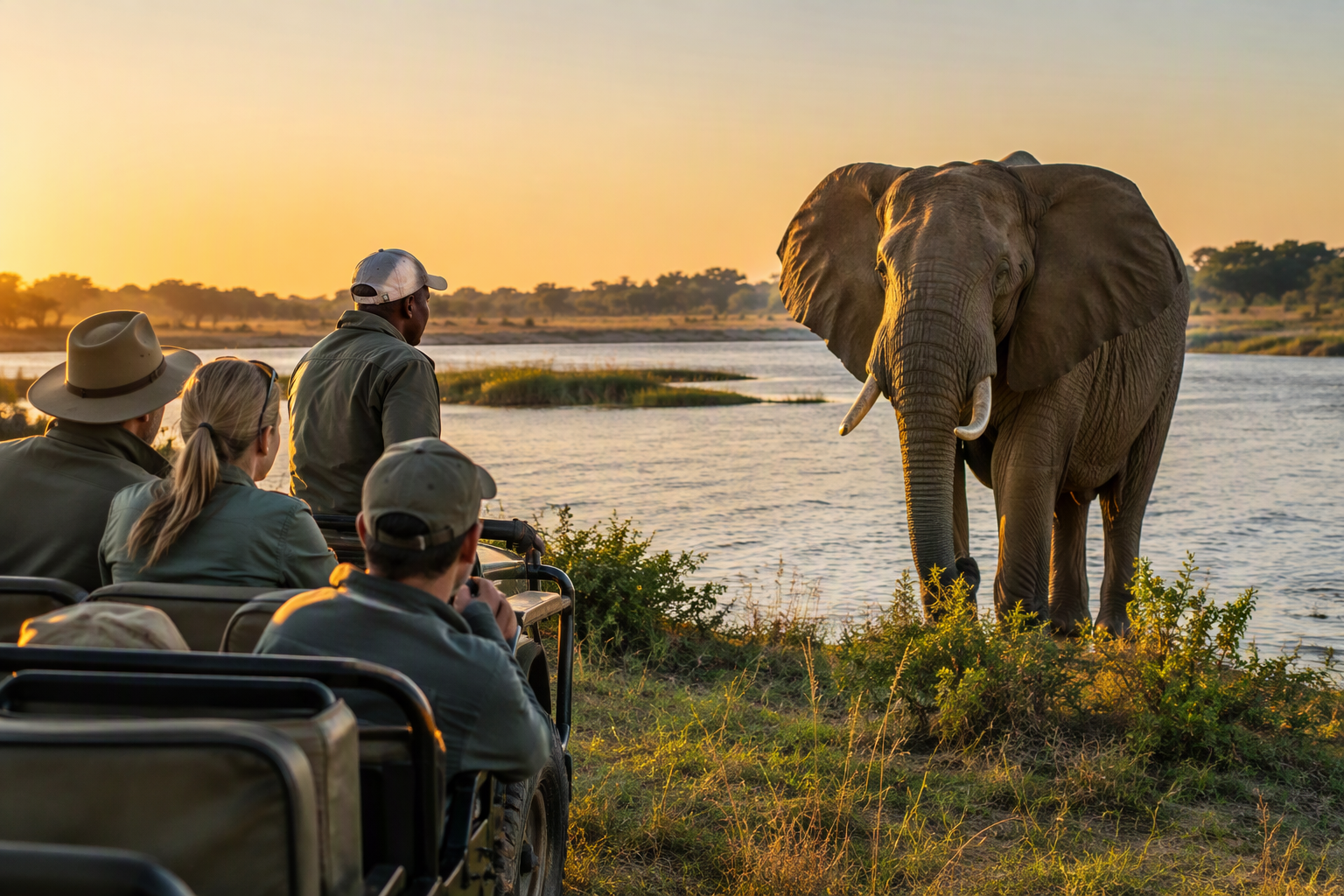 Elephant Encounter Chobe